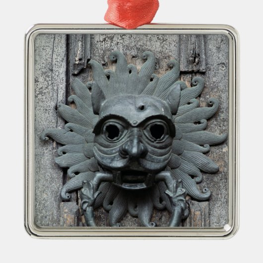 Durham Cathedral Sanctuary Knocker Metalen Ornament (Voorkant)