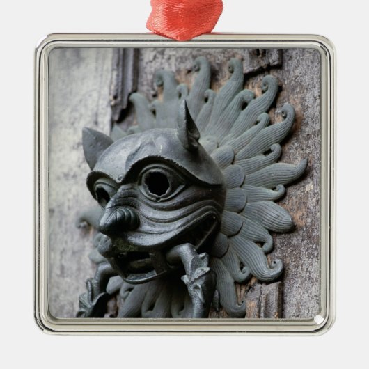 Durham Cathedral Sanctuary Knocker Metalen Ornament (Voorkant)