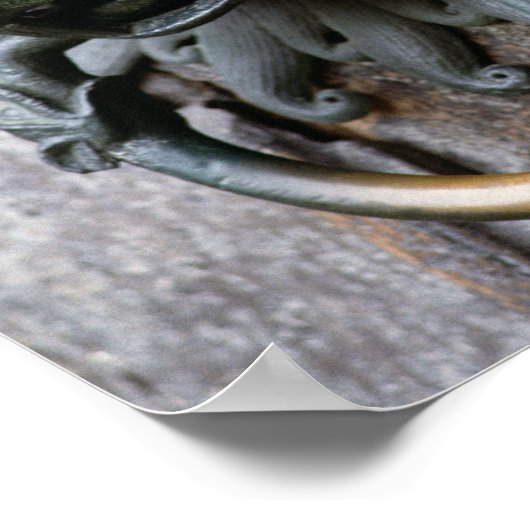 Durham Cathedral Sanctuary Knocker Poster (Hoek)