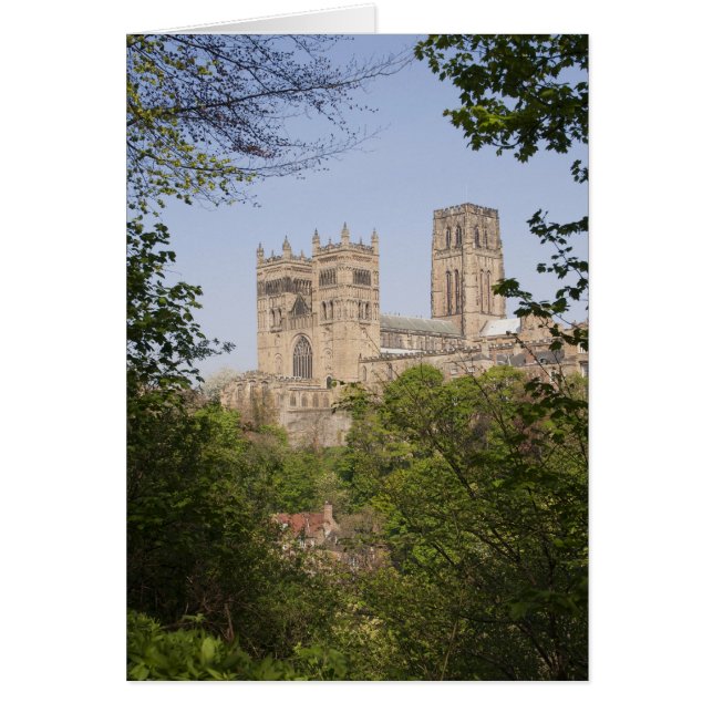 Durham Cathedral van de rivier de Bank (Voorkant)