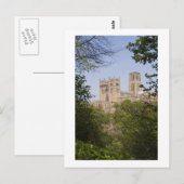 Durham Cathedral van de rivier de Bank Briefkaart (Voorkant / Achterkant)