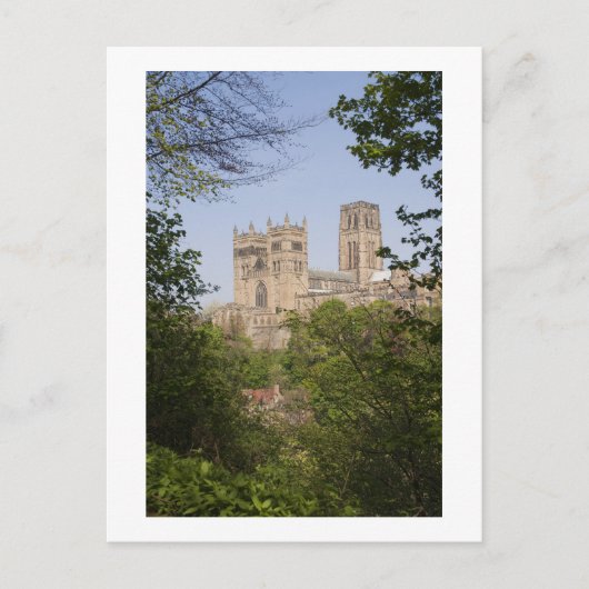 Durham Cathedral van de rivier de Bank Briefkaart (Voorkant)