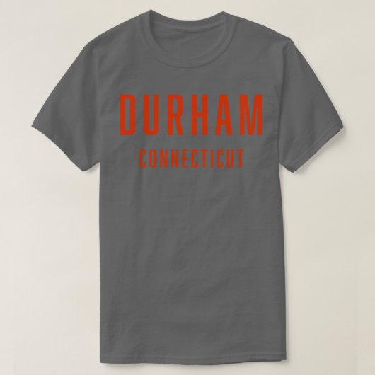 Durham Connecticut T-shirt (Design voorkant)