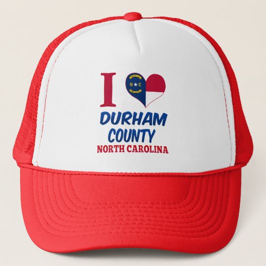 Durham County, North Carolina Trucker Pet (Voorkant)