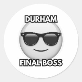 Durham Eindbaas Sticker