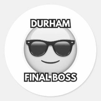 Durham Eindbaas Sticker