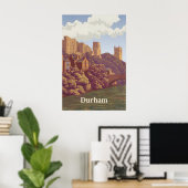 Durham Engeland Reisposter Poster (Thuiskantoor)
