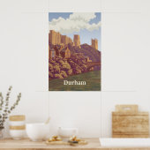 Durham Engeland Reisposter Poster (Keuken)