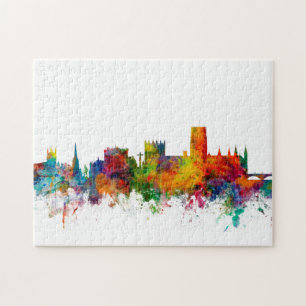 Durham England Skyline Cityscape Legpuzzel