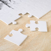 Durham England Skyline Cityscape White Legpuzzel (Zijkant)