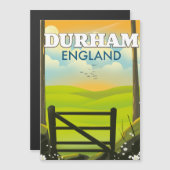 Durham England Travel poster (Voorkant / Achterkant)