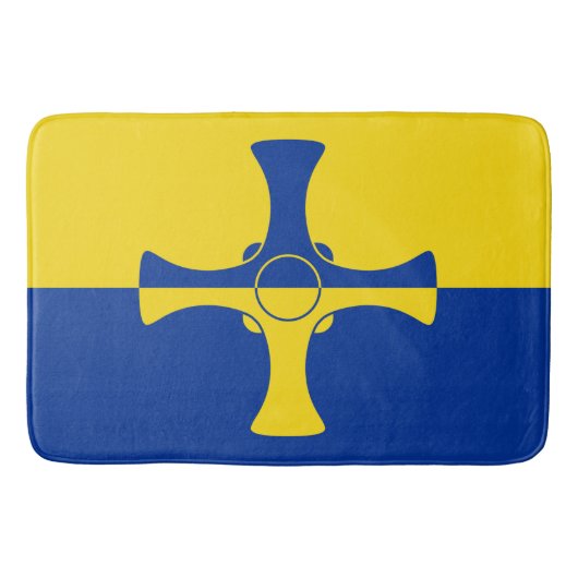 Durham Flag (County of England, Verenigd Koninkrij Badmat (Voorkant)