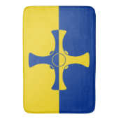 Durham Flag (County of England, Verenigd Koninkrij Badmat (Voorkant Verticaal)