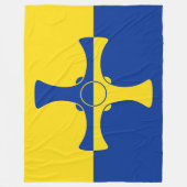 Durham Flag (County of England, Verenigd Koninkrij Fleece Deken (Voorkant)