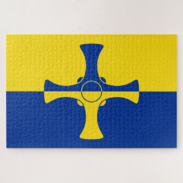 Durham Flag (County of England, Verenigd Koninkrij Legpuzzel