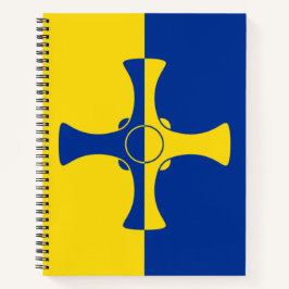 Durham Flag (County of England, Verenigd Koninkrij Notitieboek