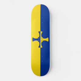 Durham Flag (County of England, Verenigd Koninkrij Persoonlijk Skateboard