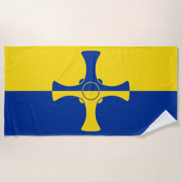 Durham Flag (County of England, Verenigd Koninkrij Strandlaken