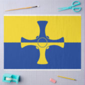 Durham Flag (County of England, Verenigd Koninkrij Tissuepapier (Craft)