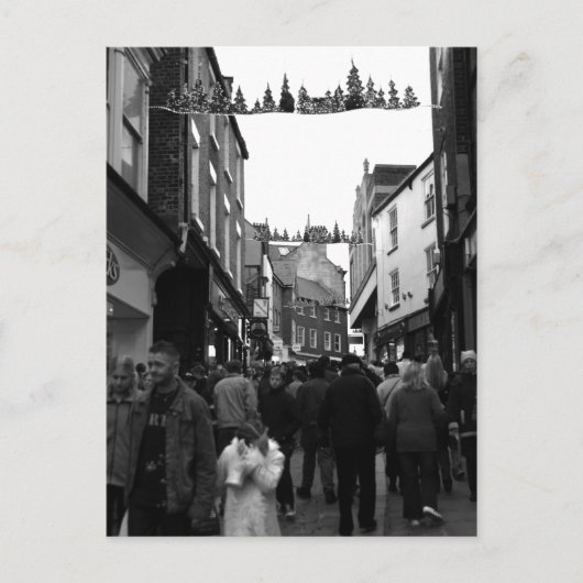 Durham high street briefkaart (Voorkant)