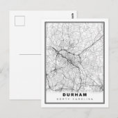 Durham Kaart (Voorkant / Achterkant)