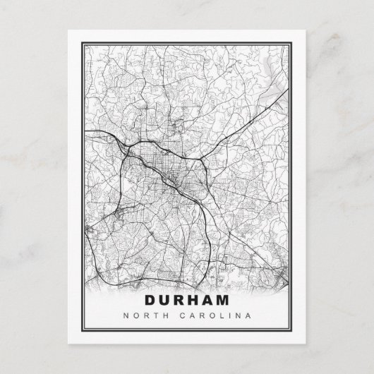 Durham Kaart (Voorkant)