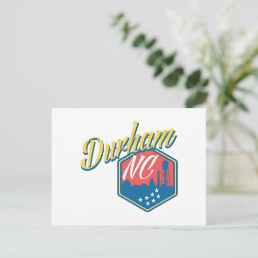 Durham, NC Briefkaart (Staand voorkant)