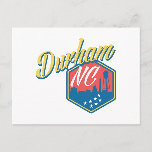 Durham, NC Briefkaart (Voorkant)