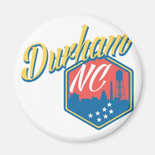 Durham, NC Magneet (Voorkant)