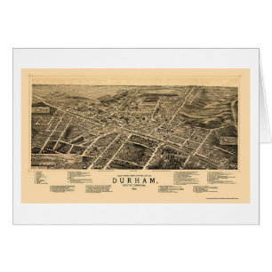 Durham, NC Panoramic Map - 1891