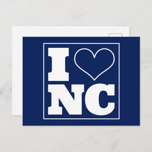 Durham (NC) Uitnodiging voor achterklep (Voorkant / Achterkant)