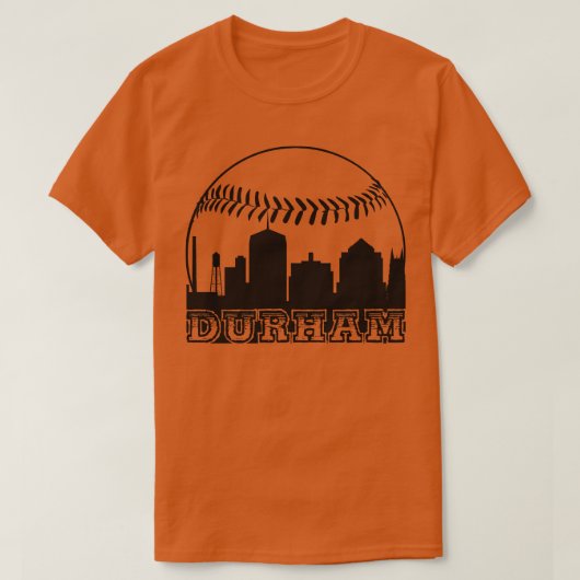 Durham North Carolina Baseball T-shirt (Design voorkant)