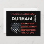 Durham North Carolina Briefkaart (Voorkant / Achterkant)