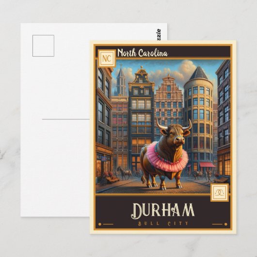 Durham, North Carolina |  Briefkaart (Voorkant / Achterkant)