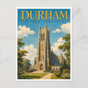 Durham North Carolina Duke Chapel GeoSaga Briefkaart