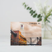 Durham North Carolina Lucky Strike Tower Briefkaart (Staand voorkant)