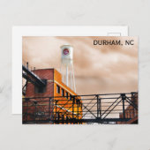 Durham North Carolina Lucky Strike Tower Briefkaart (Voorkant / Achterkant)