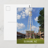 Durham North Carolina Lucky Strike Tower Briefkaart (Voorkant / Achterkant)