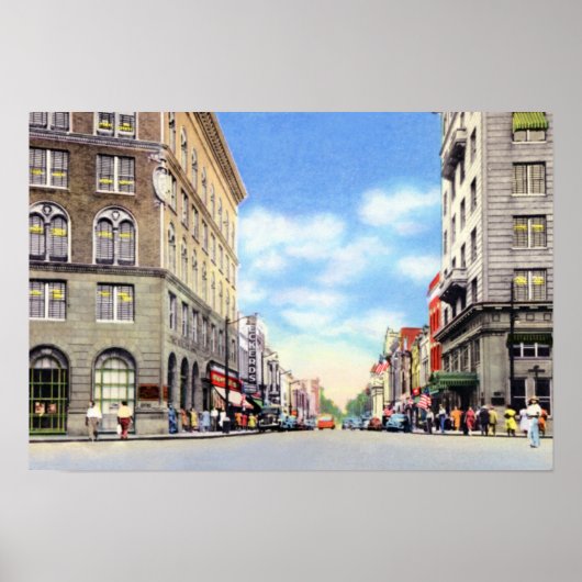 Durham North Carolina Poster (Voorkant)