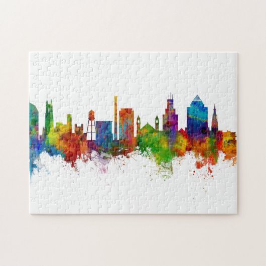 Durham North Carolina Skyline Legpuzzel (Horizontaal)