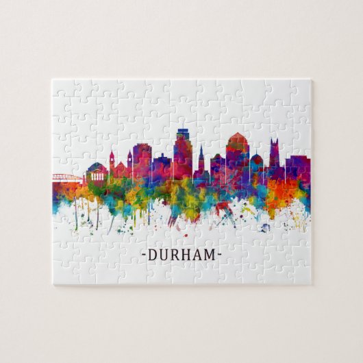 Durham North Carolina Skyline Legpuzzel (Horizontaal)