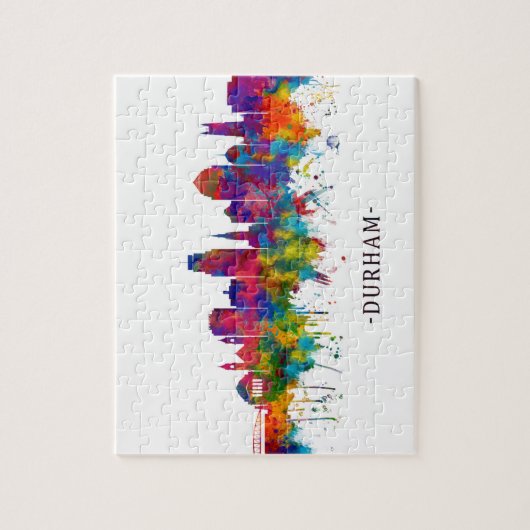 Durham North Carolina Skyline Legpuzzel (Verticaal)