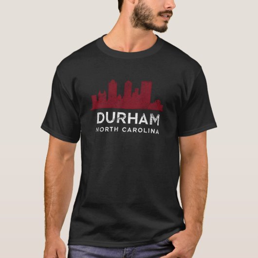 Durham, North Carolina T-shirt (Voorkant)