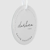 Durham North Carolina Travel USA Simple Ornament (voorkant)