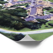 Durham North Carolina Univ. Birdseye Poster (Hoek)