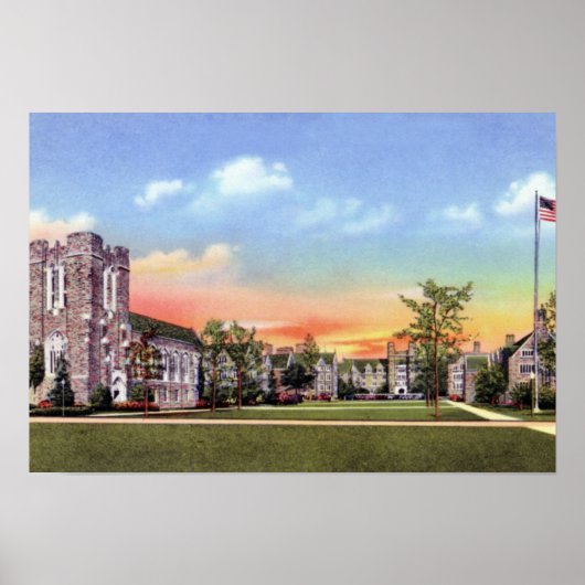 Durham North Carolina Univ. Med School Poster (Voorkant)