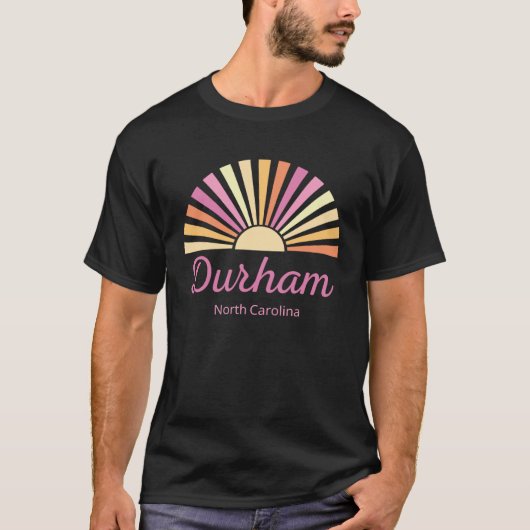 Durham North Carolina Vacation Trip Matching Group T-shirt (Voorkant)
