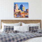 Durham North Carolina Wrapped Canvas 16.80 x 17.50 (Insitu (Slaapkamer))