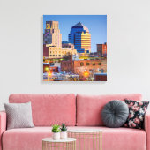 Durham North Carolina Wrapped Canvas 16.80 x 17.50 (Insitu (Woonkamer))