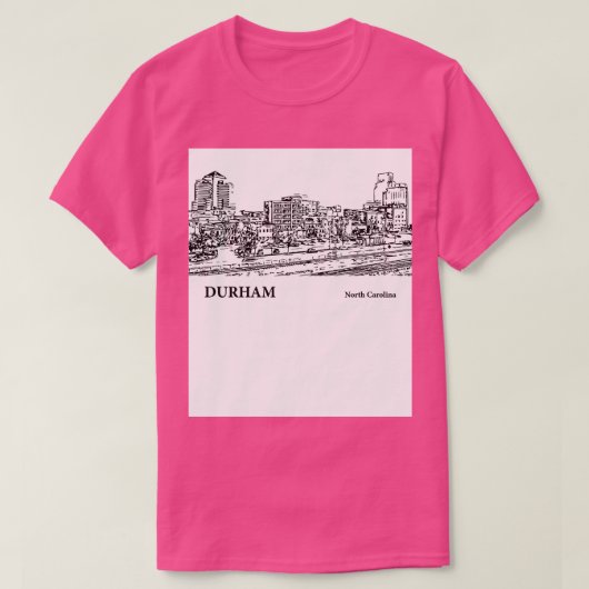 Durham North olina 3 T-shirt (Design voorkant)